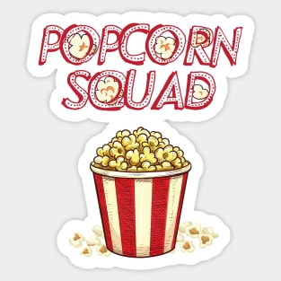 Popcorn Squad Sticker